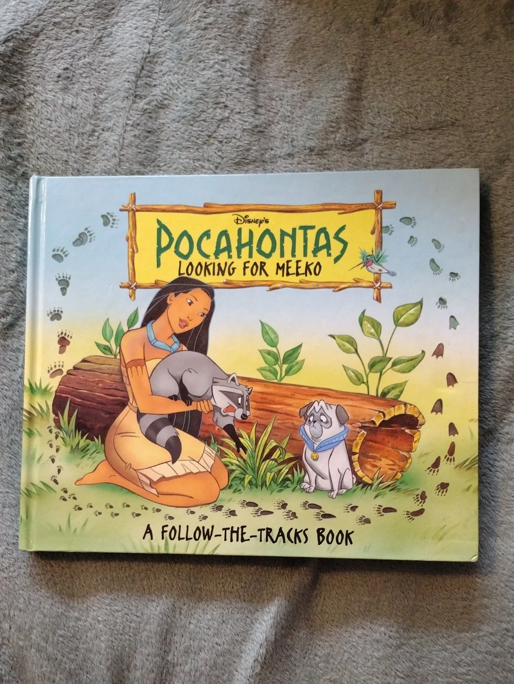 Disney Pocahontas Looking For Meeko -1996 Hardcover